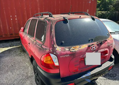 2004 Hyundai Santa Fe Gls z USA, uszkodzony, nr VIN KM8SC13D04U822568